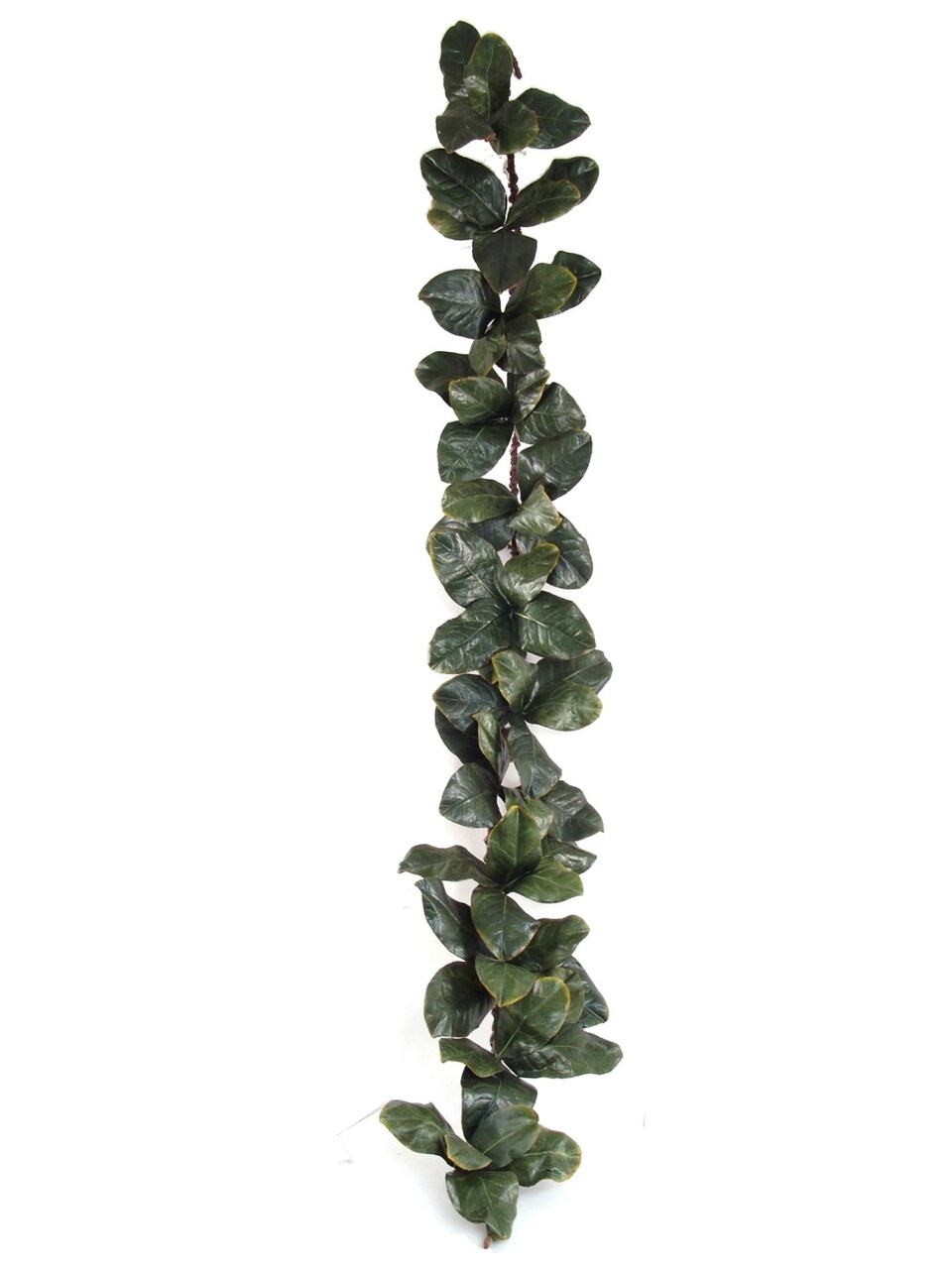 6-Foot Magnolia Leaf Christmas Garland with Realistic Silk Leaves - 2-Pack, Elegant Greenery for Home Décor & Event Styling - Year-Round Charm, Floral Home by Artificial Flowers